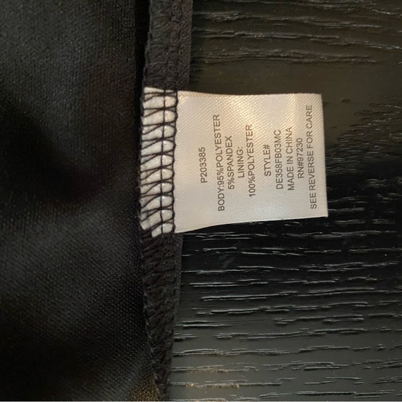 NWT Almost Famous Black Floral Long Sleeve Dress - Picture 15 of 16